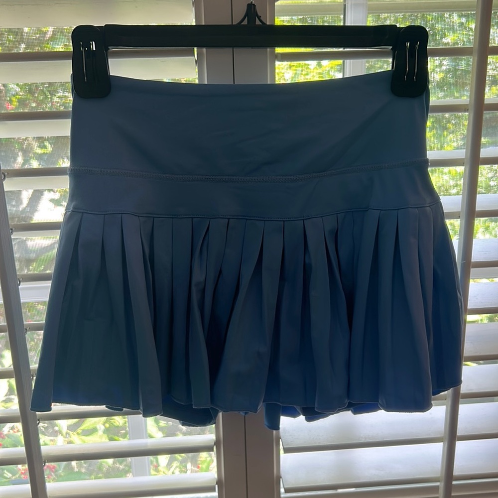 Gold Hinge Blue Skort